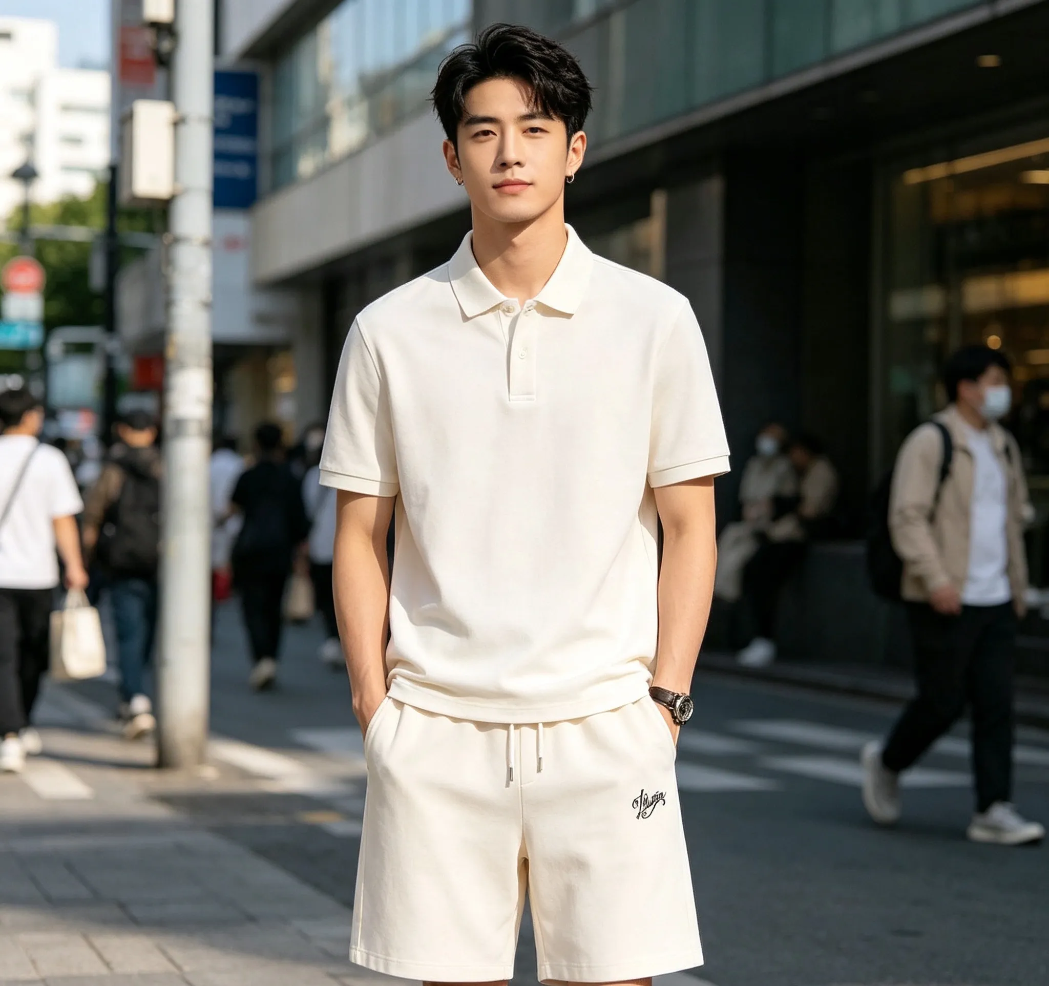 Louis Vuitton/Louis Vuitton signature embroidered letter shorts
